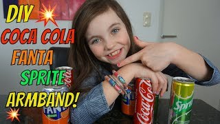 DIY  Zelf Coca Cola Fanta en Sprite Armband Maken  Bibi Nederlands [upl. by Ennyl932]