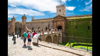 Arriving at Teleferic De Montjuic  360 Degree  5k  VR Experience [upl. by Amehsat]