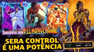 WIN RATE ABSURDA SERA CONTROL COMBATE A MAIORIA DOS DECKS META Marvel Snap [upl. by Auqinahc]