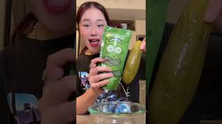 where my pickle lovers at 😖mukbang asmr pickles picklerick foodie toronto [upl. by Saberio]