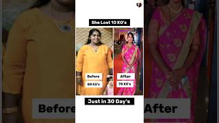 She Lost 10 KGS Jast in 30 Days short diet Weight loss [upl. by Silvestro]