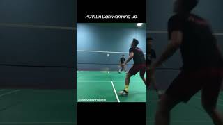 7x Badminton Champion Reacts To Lin Dan Warmup 🏸👑 [upl. by Doloritas]