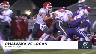 Highschool Football Onalaska vs Logan [upl. by Haissi]