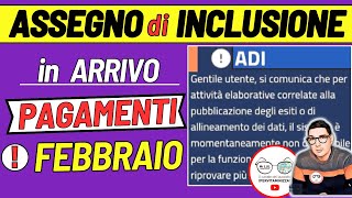 ASSEGNO DI INCLUSIONE FEBBRAIO 2024 ⚠️ NOVITà LAVORAZIONI RICARICA PAGAMENTI ESITI INPS ISEE IMPORTI [upl. by Acinoryt]