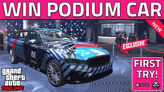 How To Win The Podium Vehicle Every Time in GTA 5 How to Get The Casino Car Lucky Wheel Spin Glitch [upl. by Kella]