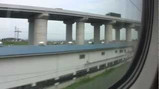 【HD車窓】JR東海道新幹線こだま660号東京行 名古屋三河安城 20120704 [upl. by Dranal422]