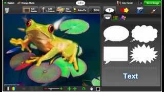 piZapcom tutorial How to use the photo cutout tool [upl. by Esimaj]