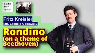 Fritz Kreisler arr Leopold Godowsky Rondino über ein Thema von Beethoven [upl. by Osric]