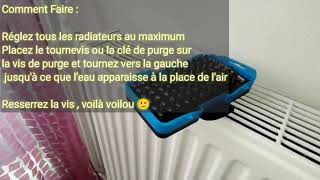 Technique facile  Purger votre radiateur pour optimiser le chauffage [upl. by Sinnoda214]