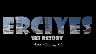 2023 Skiing in TurkiyeErciyes Ski Resort V2 [upl. by Yrol]