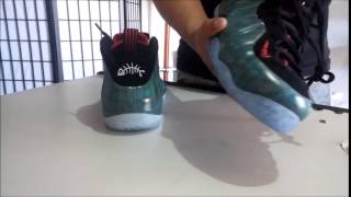 Nike foamposite Gone Fishing REAL VS FAKE [upl. by Mick]