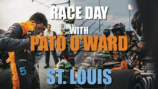 Race Day with Pato OWard  St Louis Behind The Scenes [upl. by Akenom]