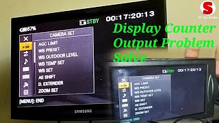 How to On Off Display Outputs for sony nx100  sony pxw z150  sony nx 5r  sony nx200  TC Output [upl. by Cela]