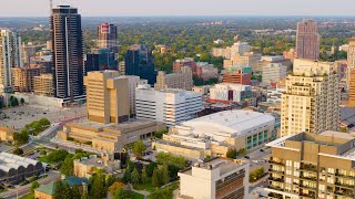 LONDON ONTARIO IN 8K  Best Drone shots at Sunset Dusk amp Night  DJI Inspire 3 Drone Pilot [upl. by Maroj]