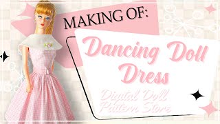 MAKING OF  Dancing Doll Dress Assembling Process [upl. by Jeffers]