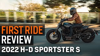 2022 HarleyDavidson Sportster S First Ride Review [upl. by Nored467]