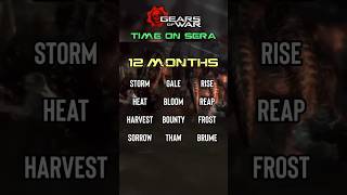 How does time work on Sera  Gears of War Lore gearsofwar gears5 eday gow shorts gaming [upl. by Wane]