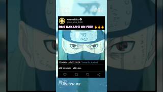 DMS Kakashi on fire 🔥🥶 naruto [upl. by Ahasuerus680]