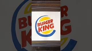 Burger King Logo ✨ art drawing howto easy sketch painting burgerking logo shorts [upl. by Yeltsew652]