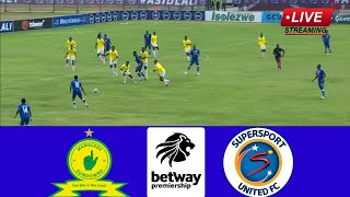 🔴LIVE Mamelodi Sundowns vs Supersport United  Todays Match Streaming  Betway Premiership 2024 [upl. by Elacim]