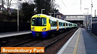 Brondesbury Park  North London Line  London Overground  British Rail Class 378 [upl. by Ecirb]