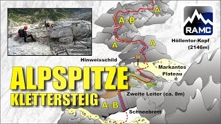 AlpspitzFerrata  Deutschlands beliebtester AnfängerKlettersteig K2B [upl. by Natsirhc]