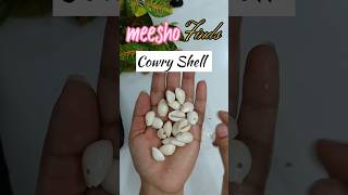 Meesho Finds Cowry Shell shorts youtubeshorts viralshorts meeshohaul [upl. by Nelra]