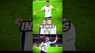 England Hit with Triple Injury Blow 🤕⚽ shorts [upl. by Ahsikat]