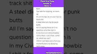 Pistol Grip Pump Volume 10 Verse 1 hiphop rap music lyrics Verse [upl. by Revart]