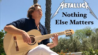 METALLICA  Nothing Else Matters Acoustic  Classical Fingerstyle Guitar cover by Thomas Zwijsen [upl. by Netsrak]