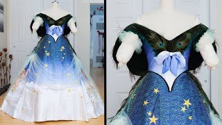 Making a Charles Worth Peacock Gown  Part Three [upl. by Kerns]