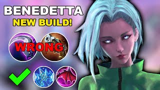 Benedetta High Sustain High Damage Build  Top Global Benedetta  Mobile Legends [upl. by Sac33]