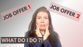 How to Choose between Two Job Offers The Only video you need to Watch [upl. by Caryl758]