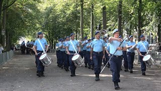 Orkest Kon Marechaussee  Oefening Prinsjesdag Bereden Brigade Kon Marechaussee  2024 [upl. by Nylarahs835]