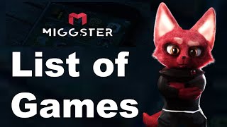 Miggster List of Games I Crowd1 Miggster Games [upl. by Eniamrahc]