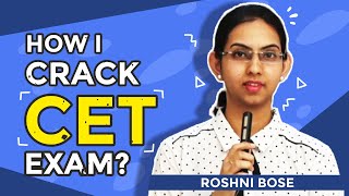 MBA CET Exam Topper Roshni Bose  Plan amp Strategy how to crack CET exam [upl. by Atiral]