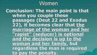 Women the Bible and Exodus 2216 [upl. by Ysdnil]