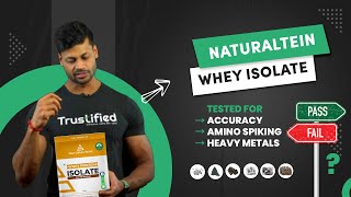 NATURALTEIN WHEY PROTEIN REVIEW WITH LAB TEST REPORT  wheyprotein review gym health [upl. by Nimaj]