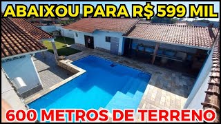 CASA R 599 MIL COM 600 METROS DE TERRENO E PISCINA EM ITANHAÃ‰M LITORAL SUL DE SP [upl. by Ydnyc]