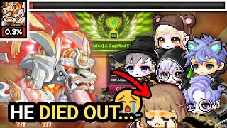 BISHOP DIES OUT at 03 in Extreme Kalos  MapleStory Weekly Clips 4 [upl. by Ennovy]