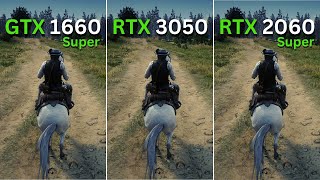 GTX 1660 Super vs RTX 3050 vs RTX 2060 Super  Test In 8 Games at 1080P amp 1440P [upl. by Eliot]