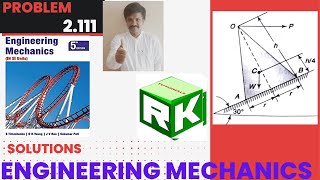 Engineering Mechanics solution Problem 2111 Timoshenko Equilibrium Equations Friction [upl. by Sukcirdor]