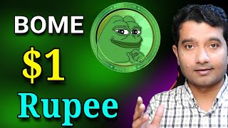 BOME COIN PRICE PREDICTION  NEW 1000X MEME COIN [upl. by Lazes]