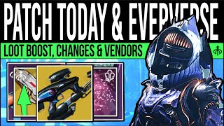 Destiny 2 NEW PATCH CHANGES amp EVERVERSE LOOT Store Update Featured Rewards Vendors 12 March [upl. by Trisa]