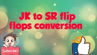 convert JK to SR flip flop by genius engineering [upl. by Mariand]