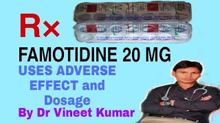 Tablet Famotidine IP 20 mg Review Uses and Adverse Effect By Vineet Medical Care [upl. by Bresee]