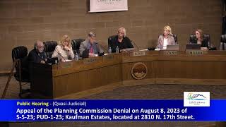 Coeur dAlene City Council Meeting 10323 [upl. by Nyrrat]