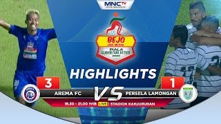 HIGLIGHTS AREMA FC VS PERSELA LAMONGAN FT 31  Bejo Jahe Merah Piala Gubernur Jatim 2020 [upl. by Argella715]