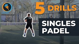 Train on Padel SINGLES Court [upl. by Furiya]