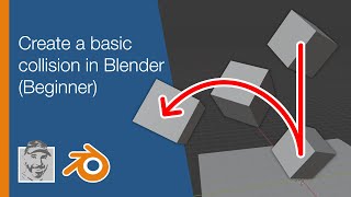 Create a basic collision in Blender Beginner [upl. by Noslrac162]